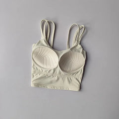 Women's Sports Bras Fitness Top, Sexy Lingerie, Push Up Fixed Pad, Yoga Bra
