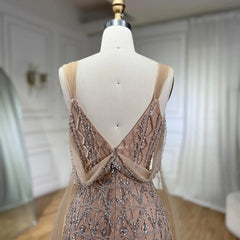 Homecoming Dresses: A-Line Midi Straps Cape Sleeves Beaded Evening Dresses Gowns