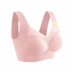Ice Silk Seamless Sport Bra Gather Prevent Sagging Underwear No Steel Ring