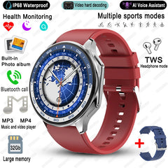 For OPPO Watch X High-End Business Watch Men 32Gb Memory Video Playback Smart Watch Sports Fitness Waterproof Bracelet 2025 New