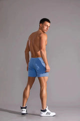 Fitness sports shorts for men summer American Cotton gray running training leisure