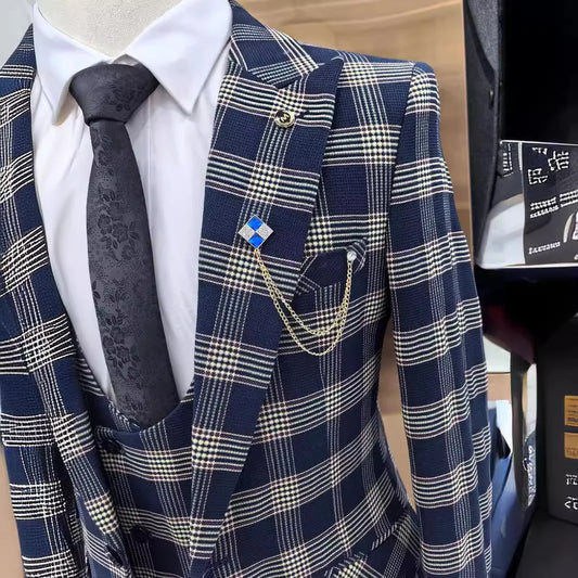 Man Suit Boutique Cross-border Foreign Trade Men Color Matching Wedding