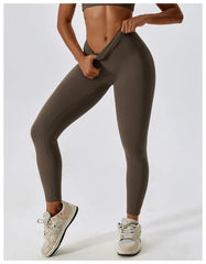 Womens Butt' Lift Curves Workout Tights High Waist Contour Seamless Leggings