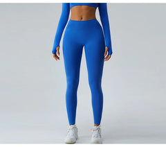 V Back Sport Leggings Female Train Gym Pants Woman Running Workout Leggings