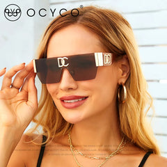 Sunglasses Women Ladies One-Piece Brand Designer Sun Glasses Men