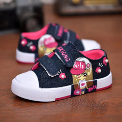 Children's Canvas Shoes Soft Bottom Fashion Kids Casual Sports Running Shoe