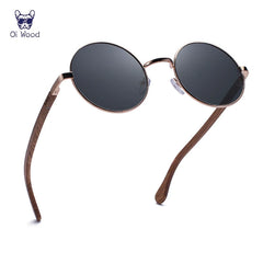 Sunglasses For Men Women Wooden Sunglasses Polarized Blue Mirror Eyewear