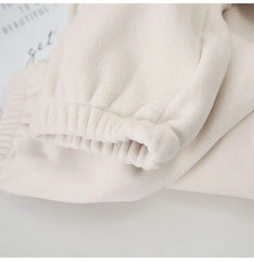 Harem Pants Women Unisex Loose Wide Leg Sweatpants High Waist Drawstring