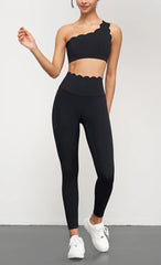 Yoga Pants Women Seamless Lotus Arc Workout Running Leggings High Waist