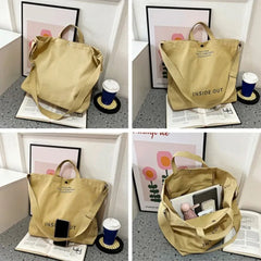 Large Capacity Handbags Women Canvas Shoulder Bag Fashion Big Tote Casual