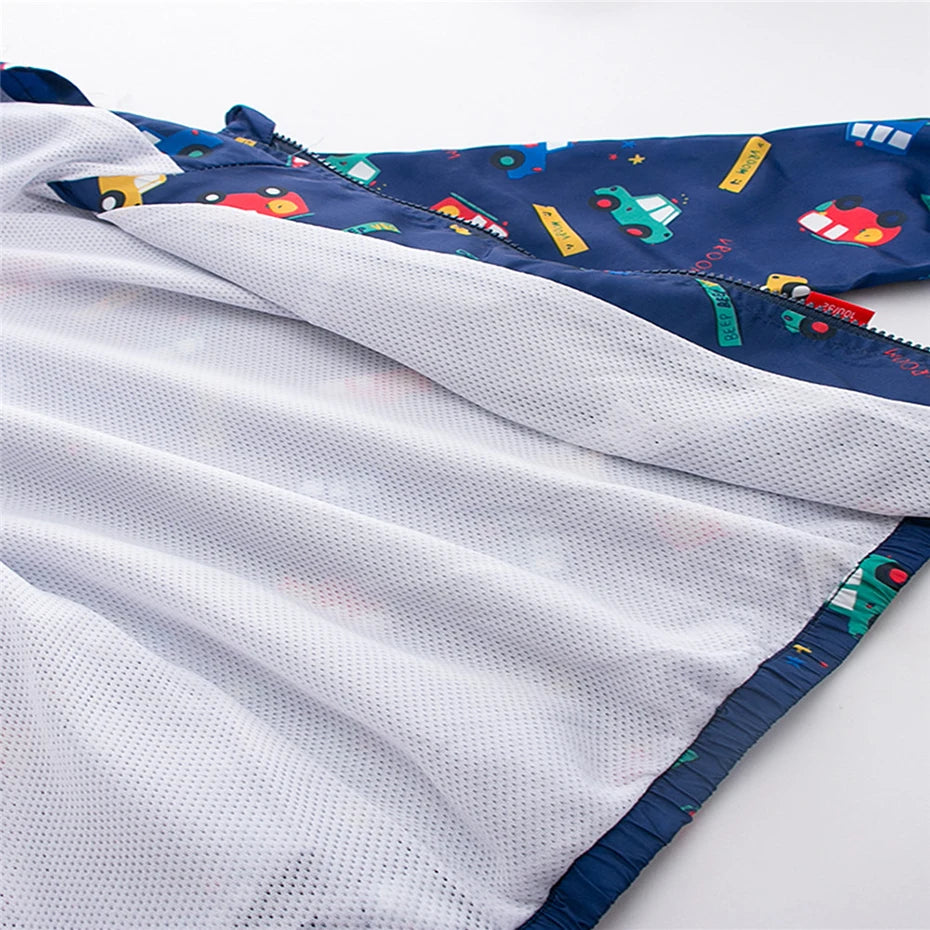 Boys Coat Outerwear Cartoon Cat Coat For Boys Casual Style Kids Coat Spring Autumn Kids Clothing