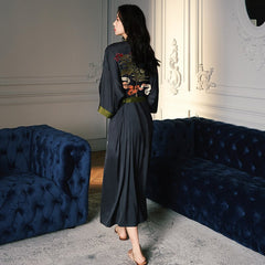Tie-Back Maxi Slip Dress for Women