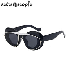 Sunglasses Women Brand Designer Fashion Oval Sunglasses