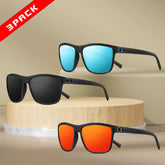Square Polarized Sunglasses for Men Outdoor Fishing Sun Glasses