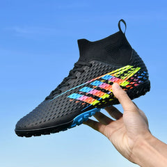 Men's Sneakers Soccer Shoes Football Boots Cleats Breathable Training Match