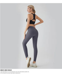 Spring Seamless Shark Leggings Women Mid-High Waist Tight Leggings