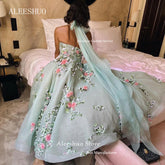 Homecoming Dresses: Evening Dress Sleeveless Tulle A Line Graduation Dress