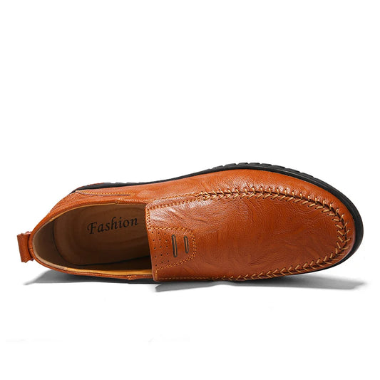 Italian Male Driving Shoes 2023 Genuine Leather Formal Lofers For Men Luxury Brand