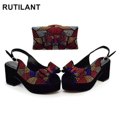 Matching Shoes and Bags: Italian Design Fashion Style Ladies Shoe