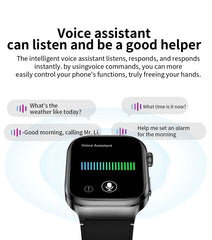 2025 New Five organ examination Health Care Smart Watch Men ECG+PPG Uric Acid Blood Fat Bluetooth Call Sports tracker Smartwatch