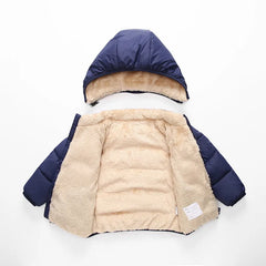 Baby Kids Jackets Boys Winter Thick Coats Warm Cashmere Outerwear