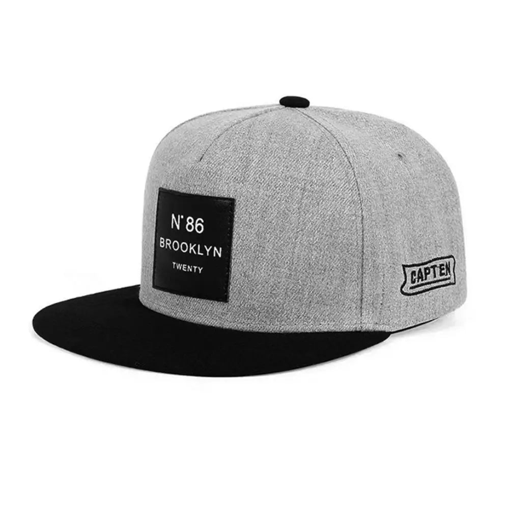 Trendy N86 Patch Baseball Cap Sun Protection Summer Spring Hip-hop Cap Outdoor Embroidery Men Hat