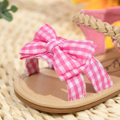 Product Baby Sandals Infant Girls Shoes Bow-knot Princess