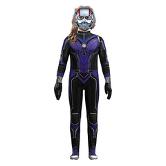 Superhero Ant Man Costume Antman And The Wasp Halloween Mask Helmet Jumpsuit Bodysuit Zentai Suit Adult Kids Quantumania Cosplay
