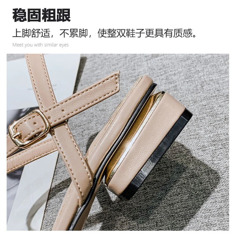 women's sandals Ladies Casual Outerwear Low Heels High heel fashion