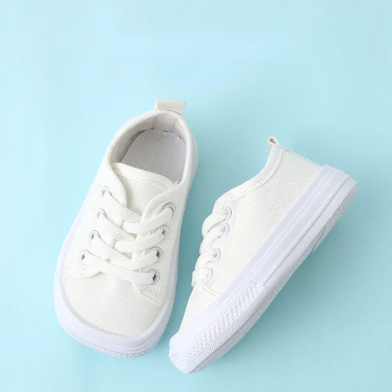 Zapatillas Kid Shoe Autumn New Boy Sport Shoes Solid Color Simple Kid Shoes Versatile Casual Shoe Daily Wear Canvas Shoe Tenis