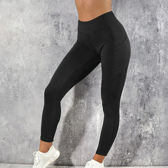 Sportswear Woman Gym Leggings Pocketed Yoga Pants Fitness Running Pants