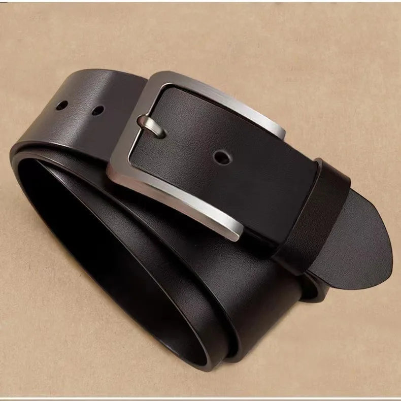 Men's Belt Business Luxury Designer Brand PU Leather Belts Jeans Pin Adjustable Alloy Buckle Waist Straps Belts 105 120 125cm