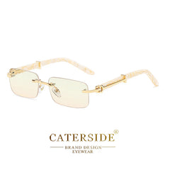 Sunglasses Men Luxury Brand Designer Classic Rectangle Sunglasses Male
