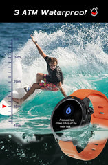 NORTH EDGE X-TREK 2 GPS Sports Smart Watch 1.43'' Amoled Screen 3ATM Waterproof AOD Smart Watch Bluetooth Call Altitude Compass