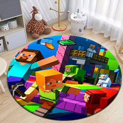 National game Carpet for Living Room Rugs Camping Picnic Mats Flannel Anti-Slip Rug