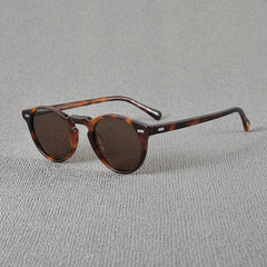 Sunglasses Men Retro Acetate Frame Sunglass Women Outdoor Driving