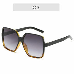 Sunglasses Women Big Frame Colorful Sun Glasses Female Mirror Oculos