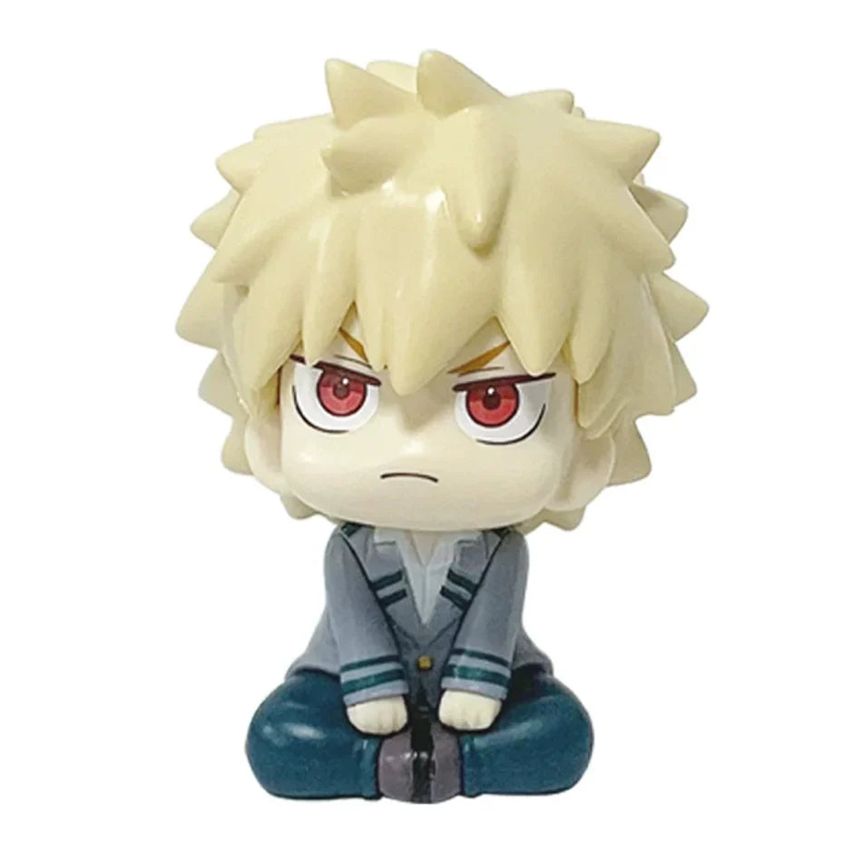 In Stock New Anime My Hero Academia Midoriya Izuku Bakugou Katsuki Ochaco Uraraka Anime Figure Toys for Kids Christmas Gift