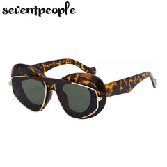 Sunglasses Women Brand Designer Fashion Oval Sunglasses