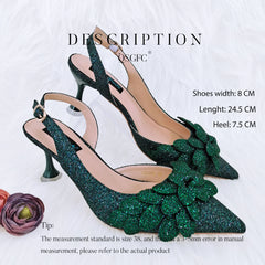 Matching Shoes and Bags: Women's Pointed Toe High Heels