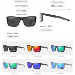 Sunglasses Men Polarized 100% UV Protection Sun Glasses Integral Spring
