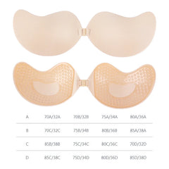 Bra for Women Backless Strapless Bra Seamless Front Closure Bralette