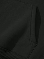 Focus On The Cood Funny Letter Graphic Print Hoodie Women's Fleece Soft Sweatshirt