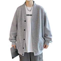 Korean Sweatshirts Men Fashion Solid Color Style Hoodies Autumn Brand Casual