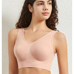 Women Seamless Bras Sports Wireless Notepads Bra Female Breathable Brassiere