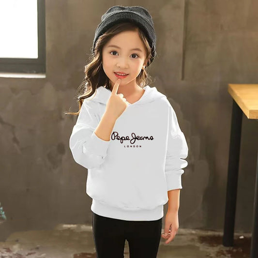 Boy Girls Children's Hoodies suit Tops+bottom Toddle black Sweatshirr white child 3-12 year Pink fashion printing Coat clothing