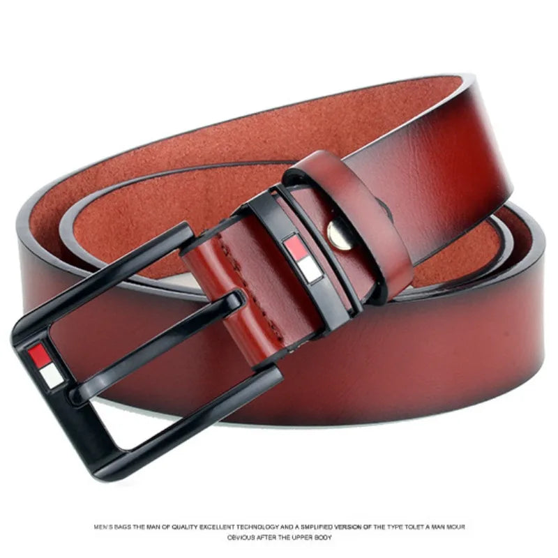 Fashion Vintage Style Men Waist Belt High Quality PU Leather Strap Belts Jeans Leisure Waistband Suit Pants Belt
