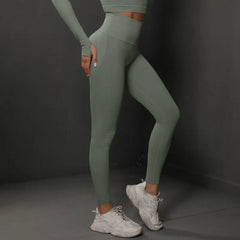 Women Seamless Yoga Pants Fitness Sports Running Sportswear Stretchy Lifting Tights