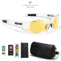 Sunglasses All Black Shades With Carrying Zipper Case