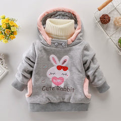 Hoodie Warmth Outfit Warm Coats For children Winter Kids